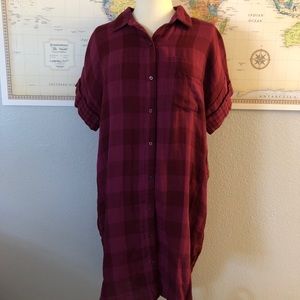 MAROON midi dress OLD NAVY